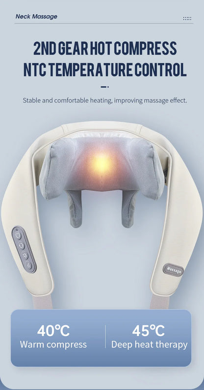 KentDO™ 26W Neck & Shoulder Massager – Deep Tissue Relief