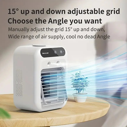 Portable Air Cooler Fan | Quiet 9-Blade USB Personal Cooling