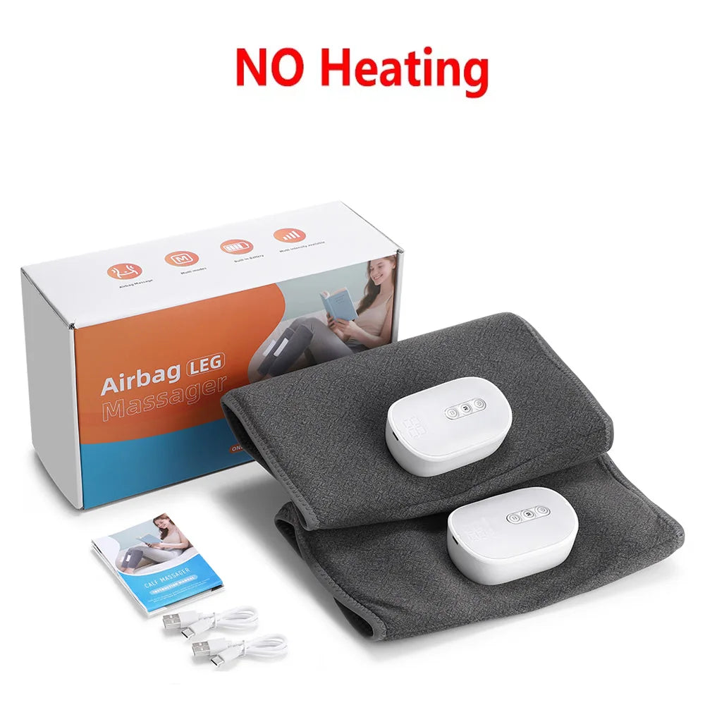 Wireless Air Compression Calf Massager with Heat Relief