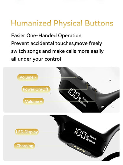 KentDO™ Bone Conduction Headphones – Waterproof Music Freedom