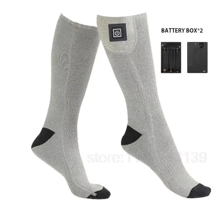 Heated Socks for Cold Feet – Battery-Powered Winter Warmth