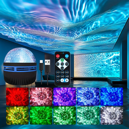 KentDO™ Starry Sky Projector – 7-Color LED Night Light