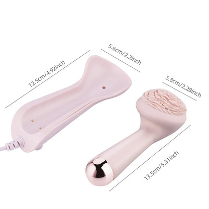 KentDO™ Electric Silicone Facial Brush – Deep Pore Cleansing & Massage
