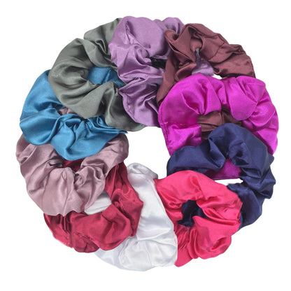 KentDO™ Satin Scrunchies 6PCS – No-Crease Hair Ties
