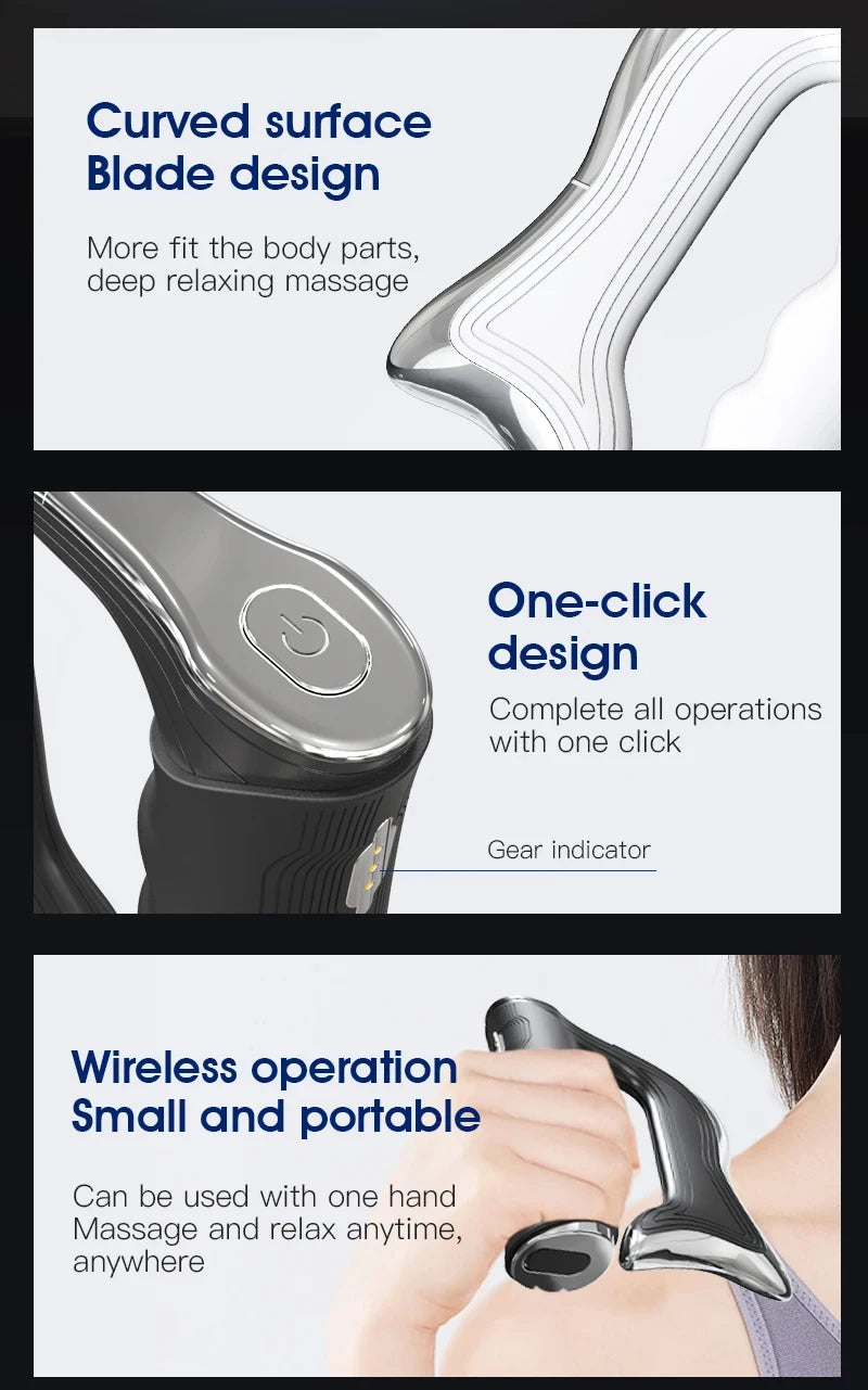 KentDO™ Electric Fascia Massage Blade for Deep Relief