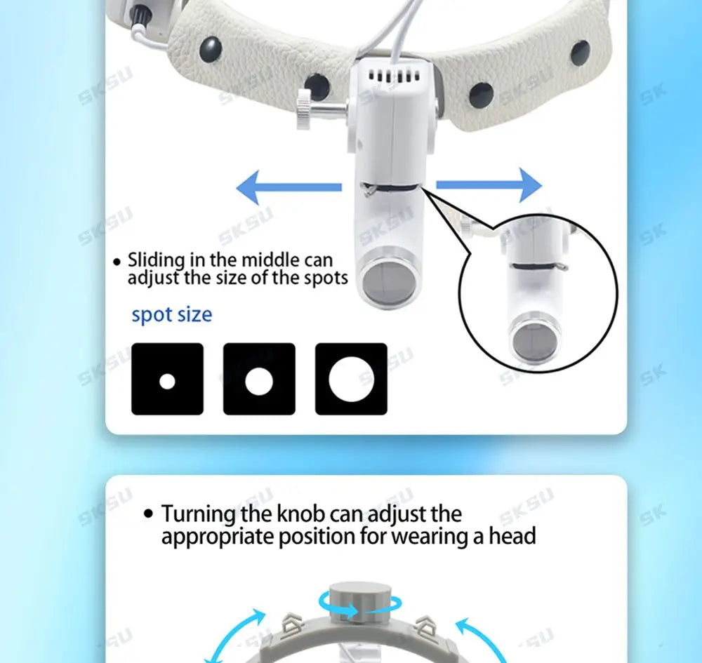 KentDO™ LED Dental Headlight – Adjustable 5W Surgical Lamp