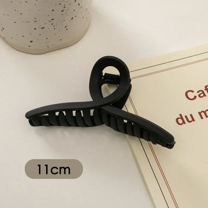 KentDO™ Korean Style Large Black Hair Claw Clip