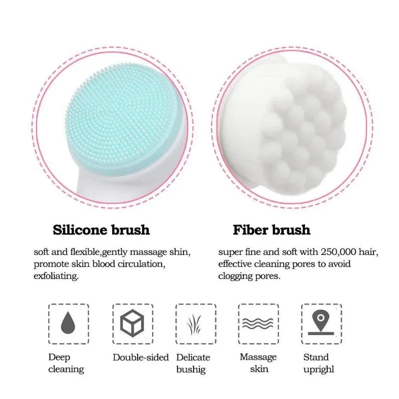 KentDO™ 3D Silicone Facial Cleansing Brush for Deep Pore Care