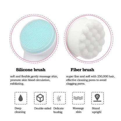 KentDO™ 3D Silicone Facial Cleansing Brush for Deep Pore Care