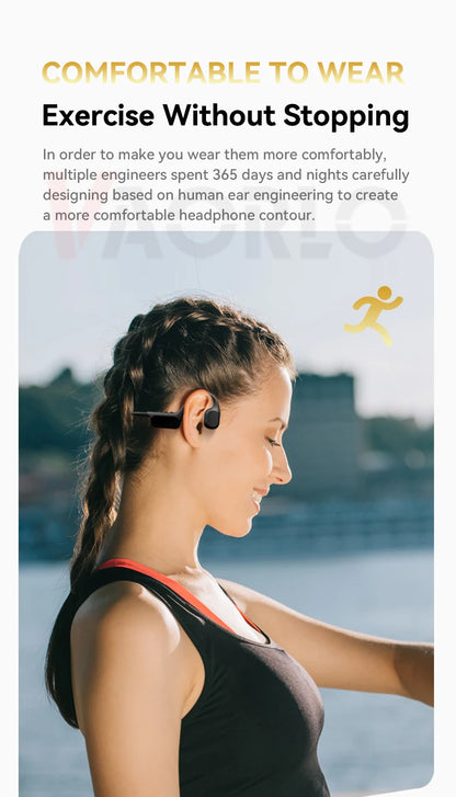 KentDO™ Bone Conduction Headphones – Waterproof Music Freedom
