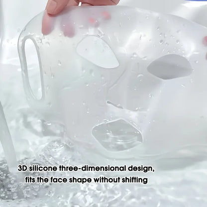 KentDO™ 3D Silicone Facial Mask – Lock Moisture, Reusable
