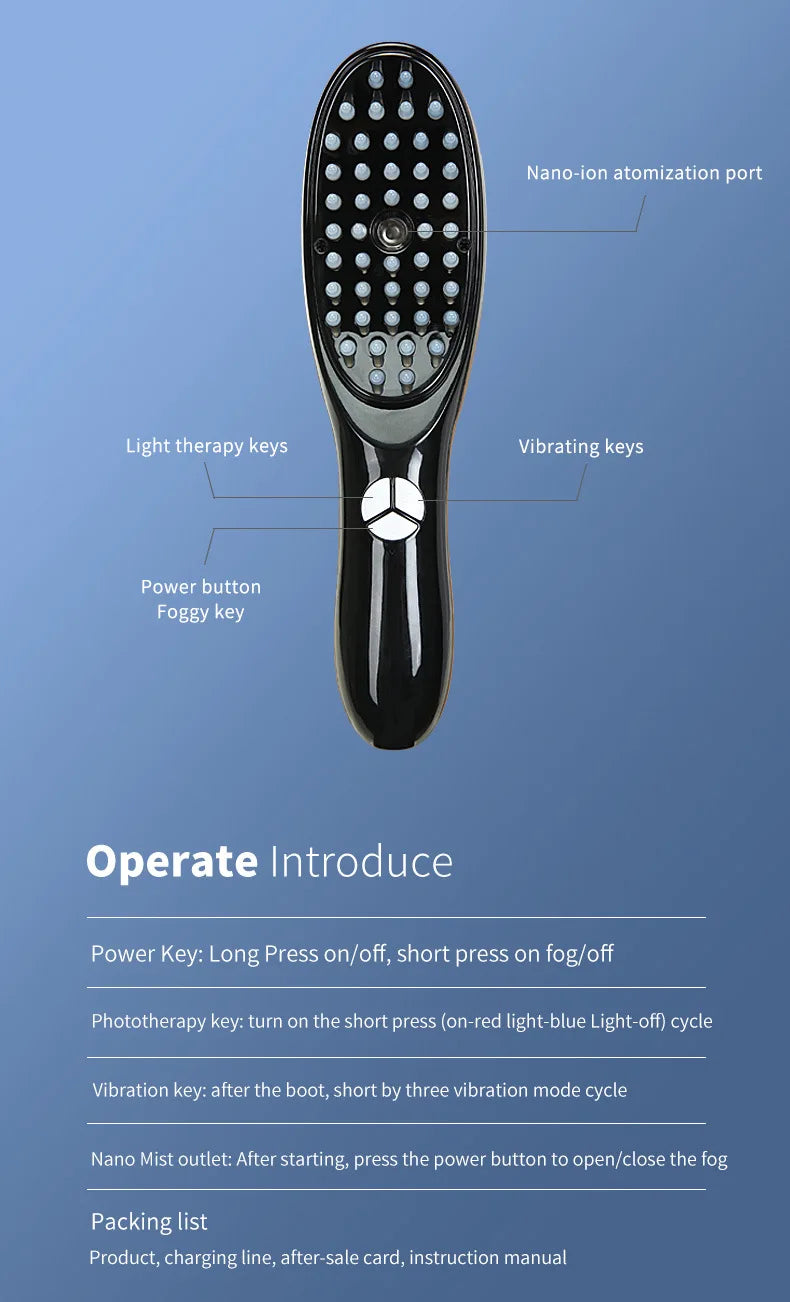 KentDO™ Electric Spray Massage Comb