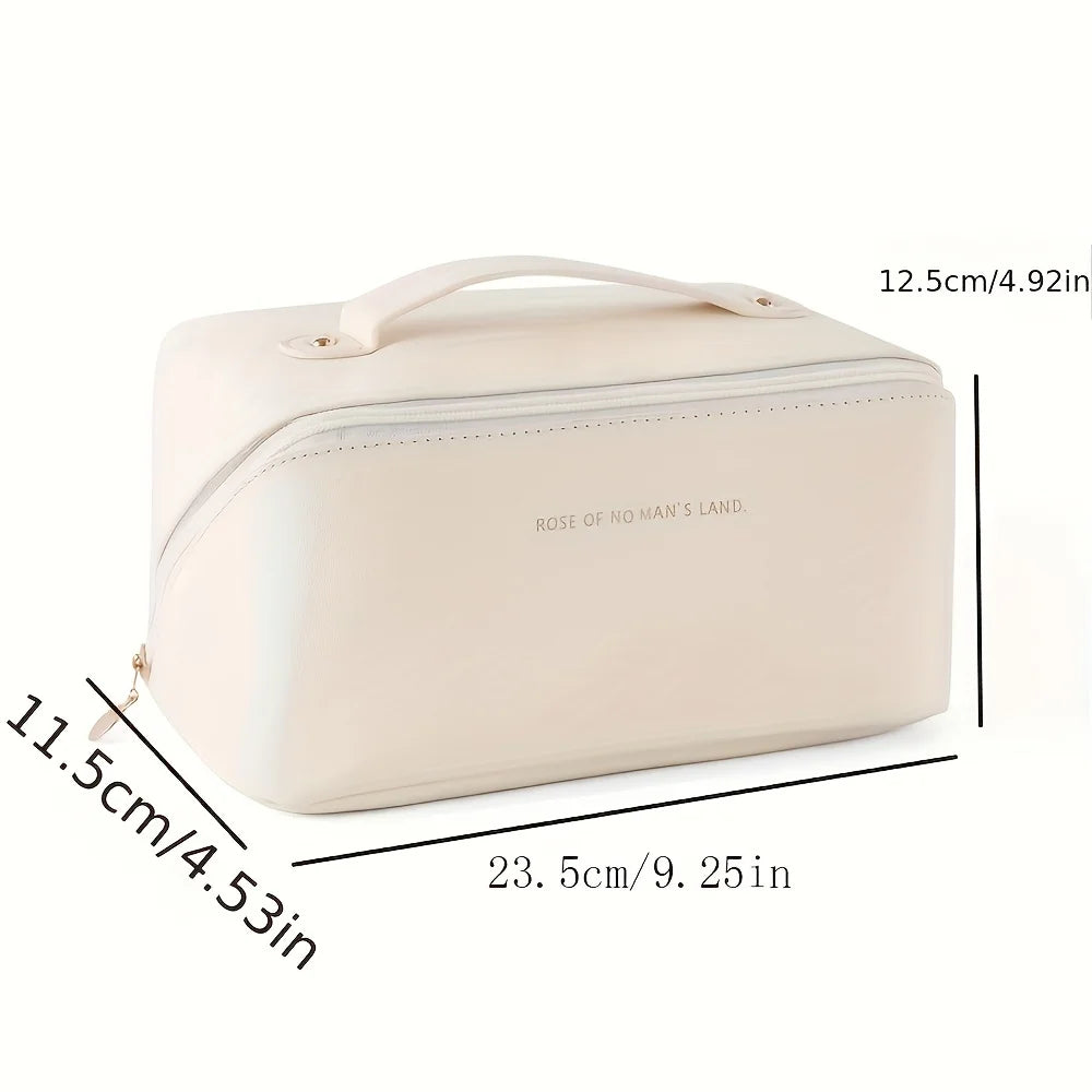 KentDO™ Luxury Travel Makeup Organizer – Stylish & Spacious