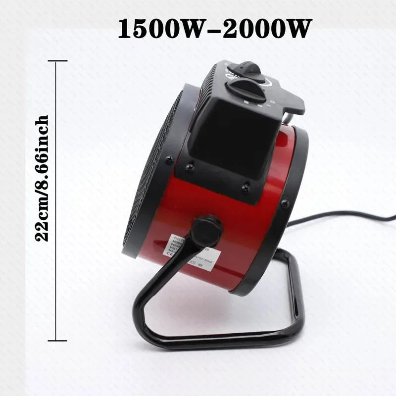 Portable Electric Heater – Fast Ceramic Heating & Safety Guard