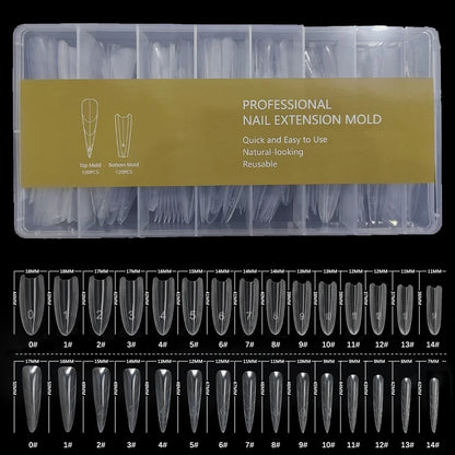 Dual Nail Forms Kit 240PCS – Perfect Shape Extensions