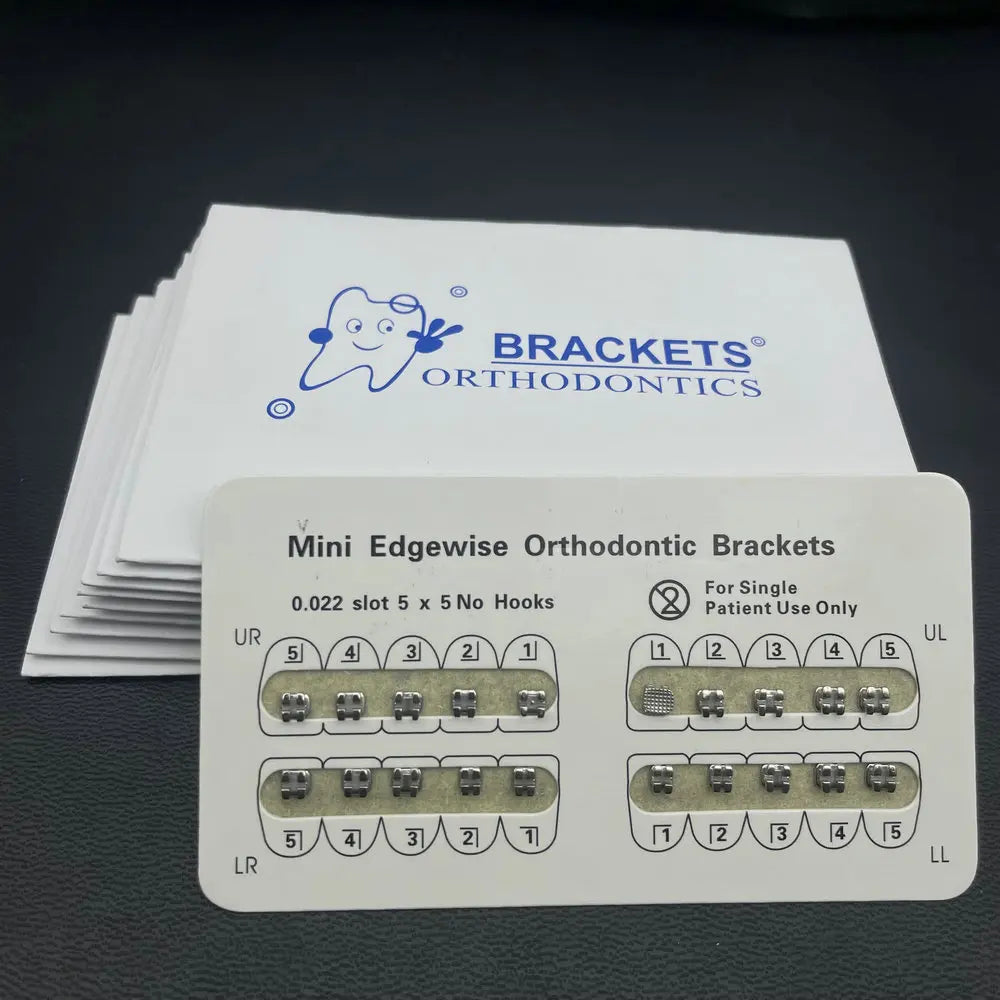 Dental Metal Brackets for Precise Orthodontic Alignment