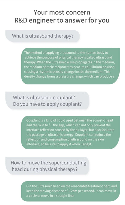 KentDO™ Ultrasound Physiotherapy Device for Pain Relief