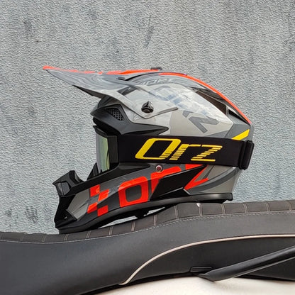 Full Face Motorcycle Helmet for Offroad Racing Safety