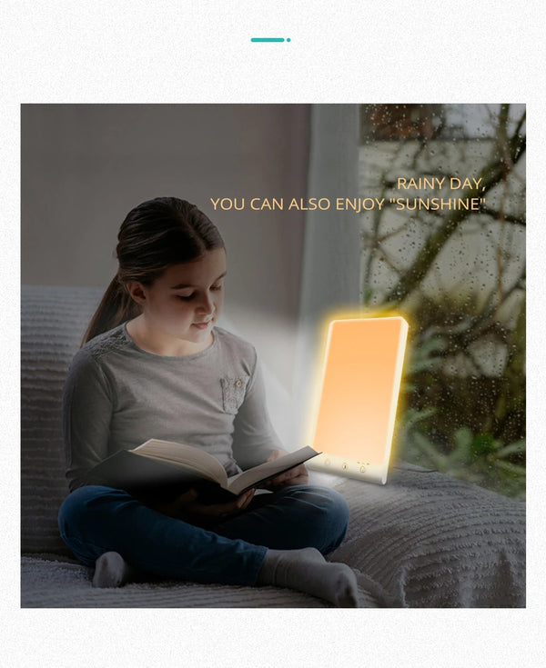 SAD therapy lamp usage