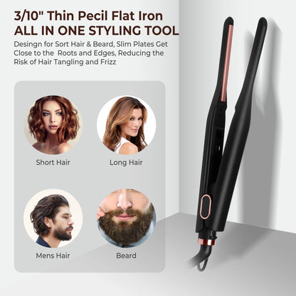 KentDO™ Mini Hair & Beard Straightener