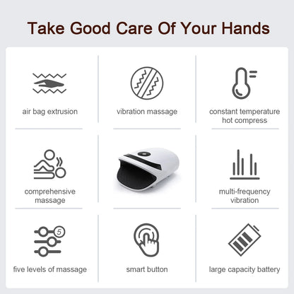 KentDO™ Wireless Hand Massager – Relieve Pain & Relax Deeply