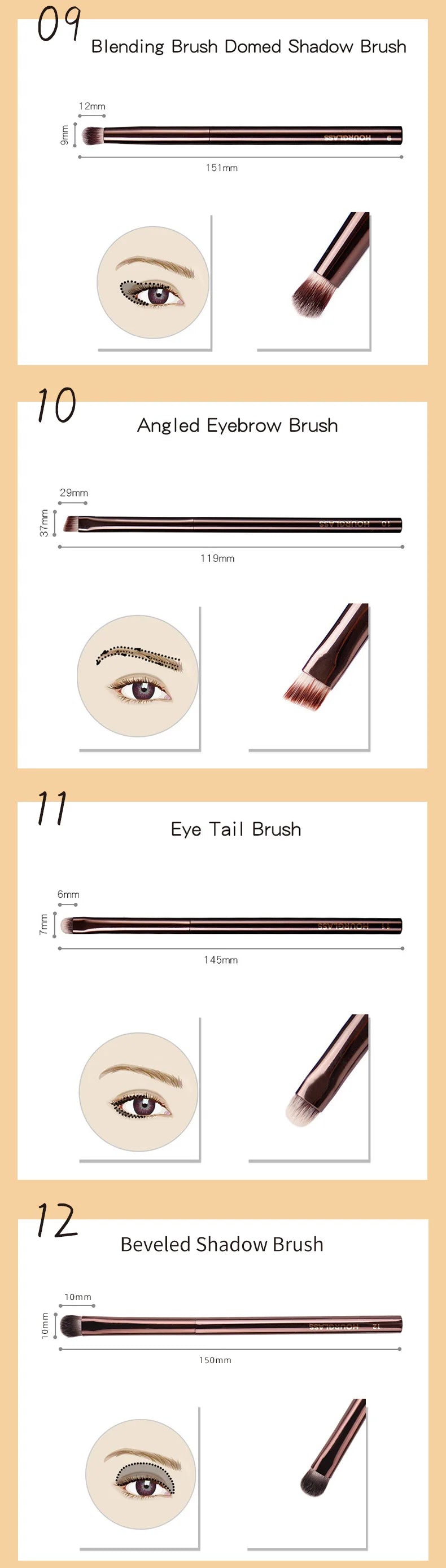 KentDO™ Hourglass Makeup Brush for Flawless Application
