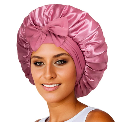KentDO™ Satin Bonnet for Women – Adjustable Sleep Cap