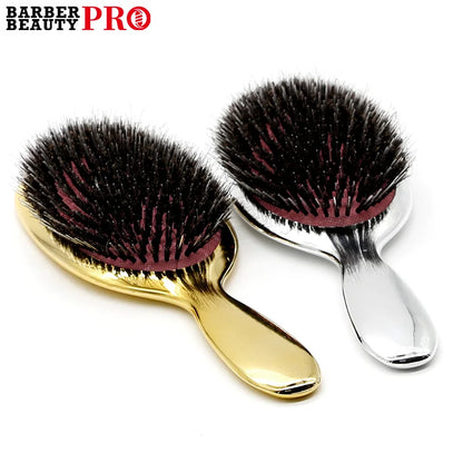 KentDO™ Luxury Boar Bristle Paddle Hair Brush – Anti-Static & Massage Comb