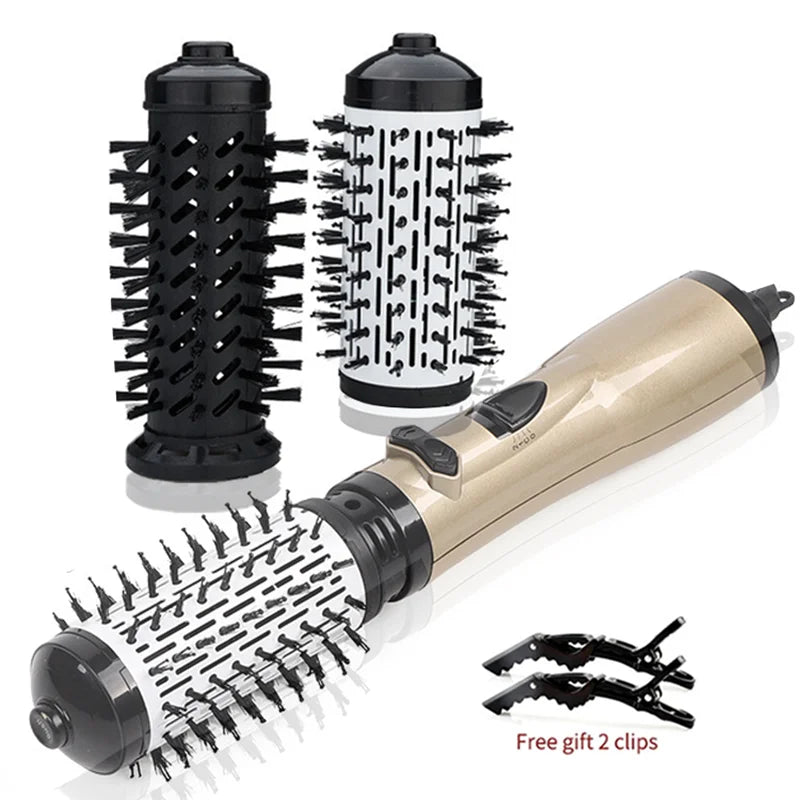 KentDO™ 2-in-1 Rotating Hot Air Brush & Hair Dryer