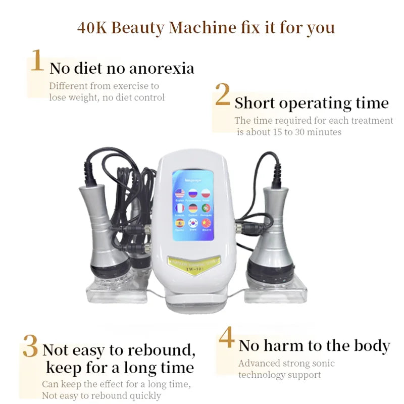 KentDO™ 40K Ultrasonic Body Slimming & Skin Tightening
