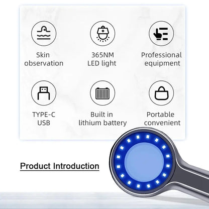 Wood’s Lamp Skin Analyzer – 16 LED UV Deep Scan Tool