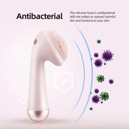 KentDO™ Electric Silicone Facial Brush – Deep Pore Cleansing & Massage