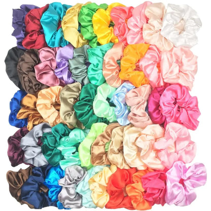 KentDO™ Satin Scrunchies 6PCS – No-Crease Hair Ties