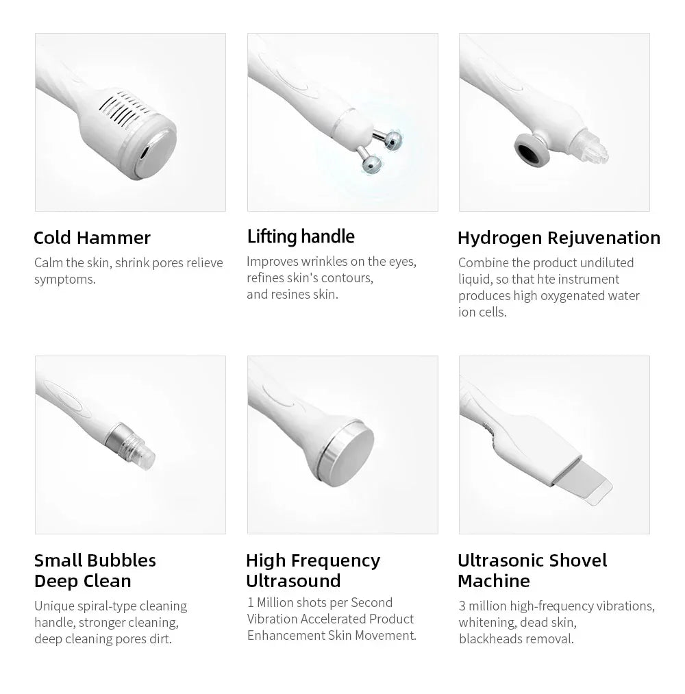 KentDO™ Hydro Microdermabrasion 6-in-1 Facial Machine