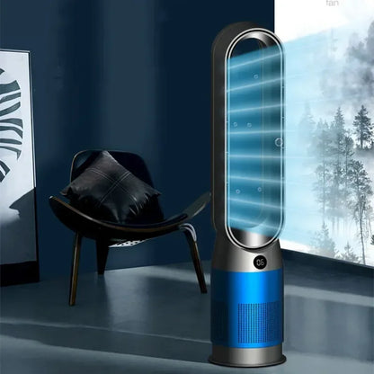 Bladeless Tower Fan 42-Inch | Quiet Cooling & Heat for Homes