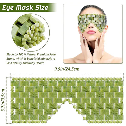 KentDO™ Cooling Jade Eye Mask – Puffiness & Dark Circles Relief
