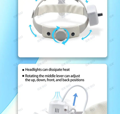 KentDO™ LED Dental Headlight – Adjustable 5W Surgical Lamp