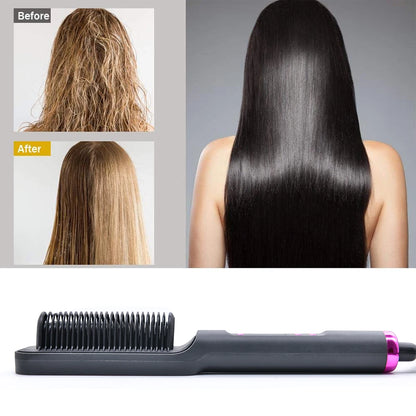 KentDO™ Electric Straightening Comb – Anti-Scald, Ionic Brush