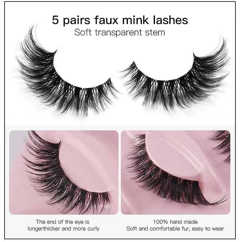 natural looking fake eyelashes - KentDO