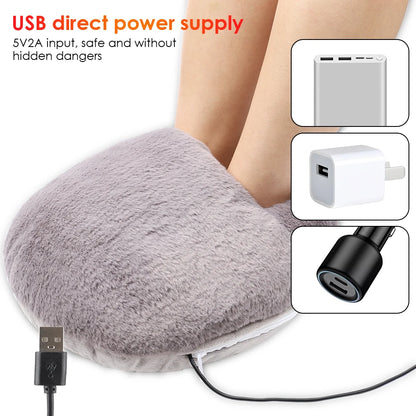 KentDO™ USB Electric Foot Warmer – Soft & Safe Heating Pad