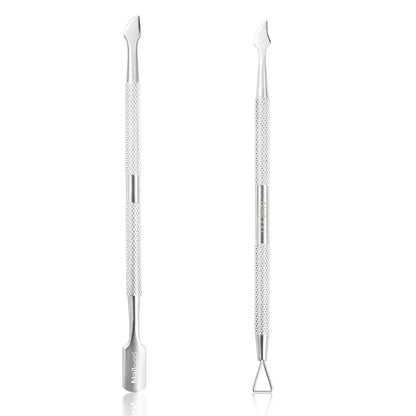 KentDO™ Stainless Steel Nail Cutter & Cuticle Pusher Set