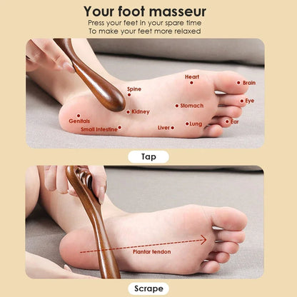 KentDO™ Sandalwood Massage Comb – Stress Relief & Skin Glow