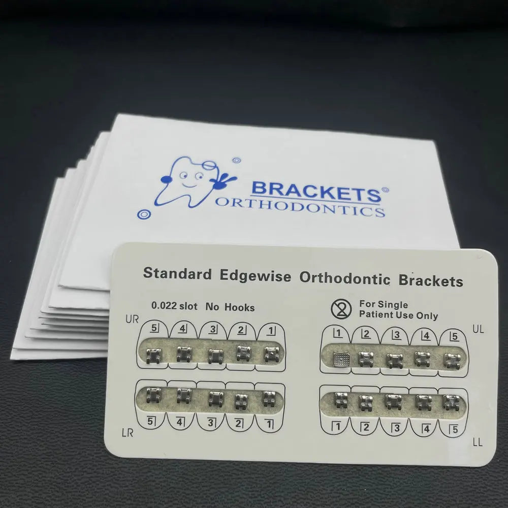 Dental Metal Brackets for Precise Orthodontic Alignment