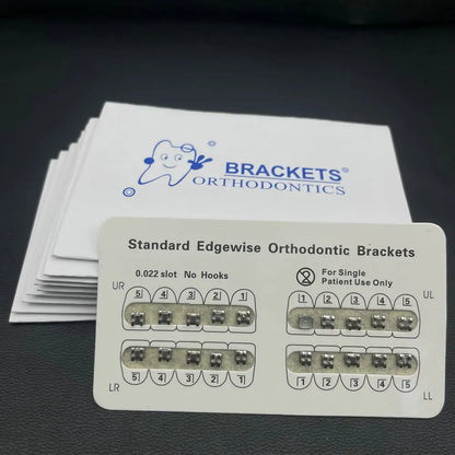 Dental Metal Brackets for Precise Orthodontic Alignment