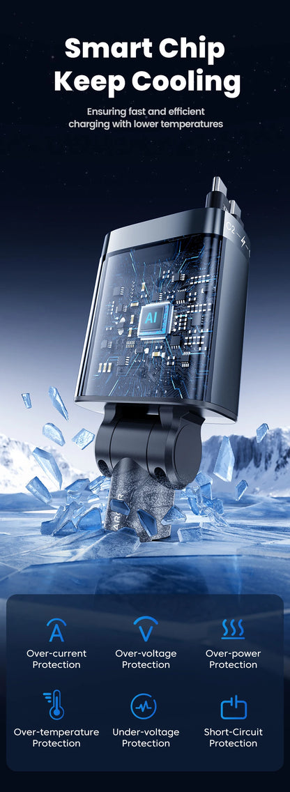 KentDO™ Retractable Car Charger – 105W Fast Multi-Device Adapter