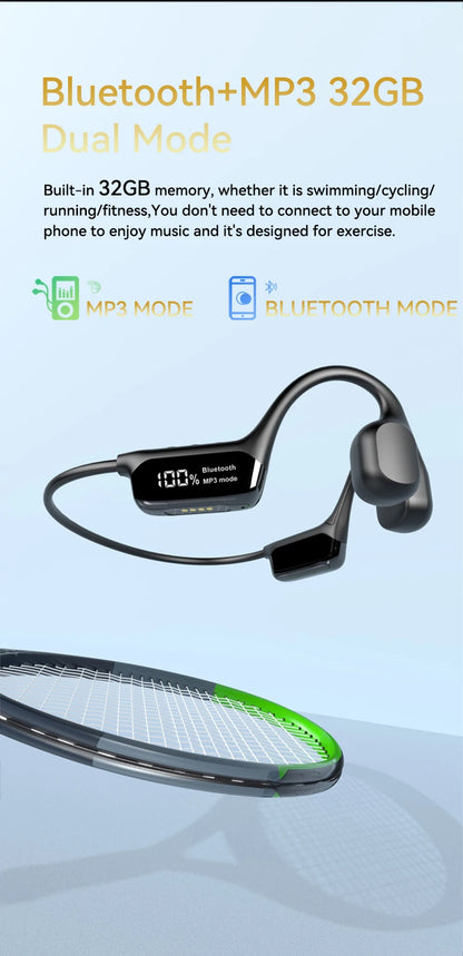 KentDO™ Bone Conduction Headphones – Waterproof Music Freedom