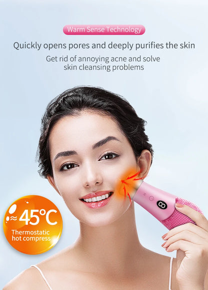 sonic facial cleansing brush silicone - KentDO