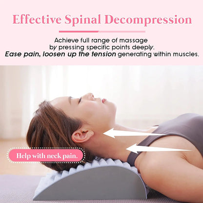 CAMMUO Back Stretcher Pillow for Lower Back Pain Relief