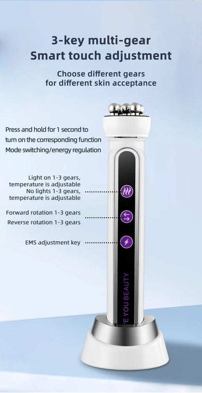 KentDO™ 3-in-1 RF EMS Face Roller – Lift & Firm Skin