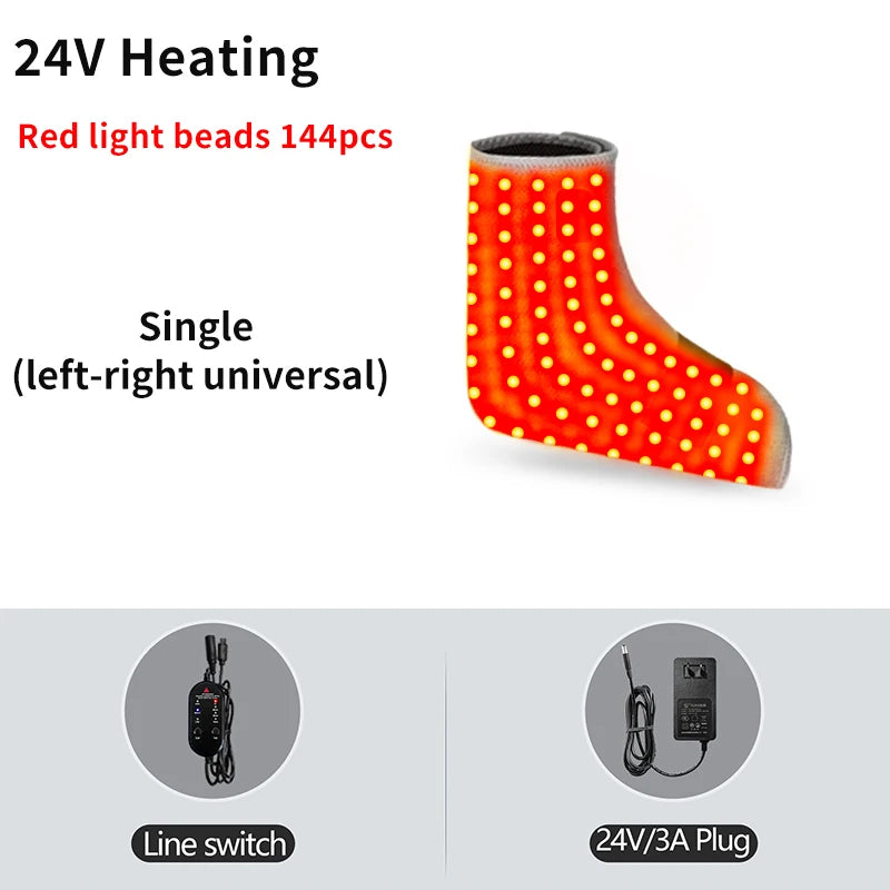 KentDO™ Red Light Heated Ankle Wrap for Fast Pain Relief